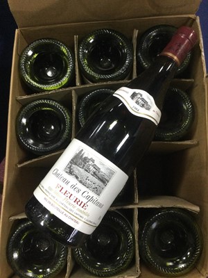 Lot 654 - A LOT OF ELEVEN BOTTLES OF CHATEAU DES CAPITANS FLEURIE 1984