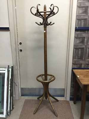 Lot 42 - A MID-CENTURY BENTWOOD HAT AND COAT STAND