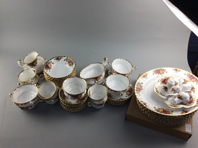 Lot 12 - A ROYAL ALBERT OLD COUNTRY ROSES PATTERN PART TEA SERVICE
