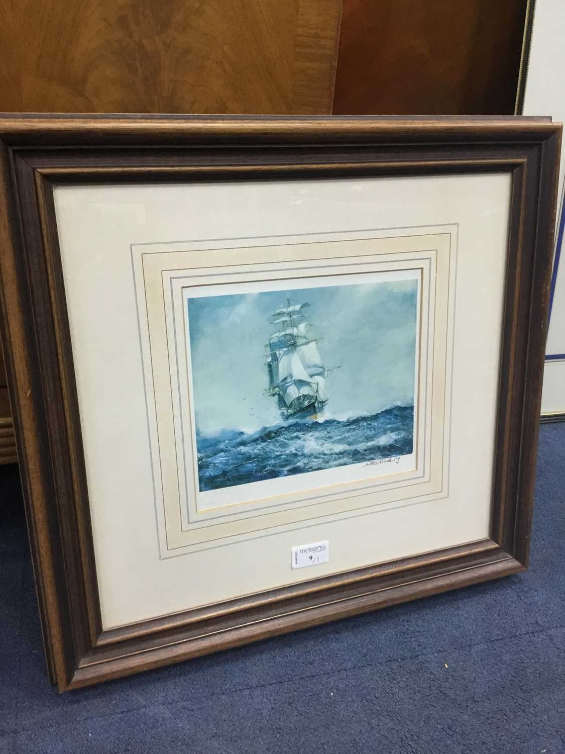 Lot 9 - A PRINT AFTER ARTHUR BRADBURY AND TWO OTHER PRINTS