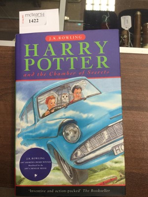 Lot 1422 - A SIGNED COPY OF HARRY POTTER AND THE CHAMBER OF SECRETS BY J.K. ROWLING