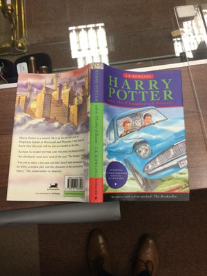 Lot 1422 - A SIGNED COPY OF HARRY POTTER AND THE CHAMBER OF SECRETS BY J.K. ROWLING