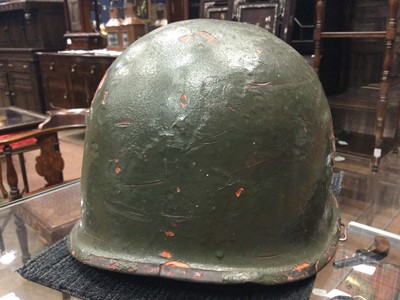 Lot 1443 - AN EARLY TO MID-20TH CENTURY M1 TYPE HELMET
