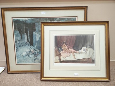Lot 180 - A LOT OF TWO FRAMED WILLIAM RUSSELL FLINT PRINTS