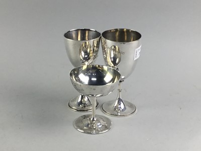 Lot 207 - A KINGSTON SAILING CLUB SILVER TROPHY AND TWO OTHER TROPHIES