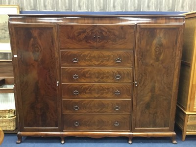 Lot 265 - A MAHOGANY WARDROBE IN THE MANNER OF WHYTOCK AND REID