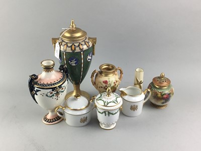 Lot 309 - A LOT OF ROYAL WORCESTER CERAMICS