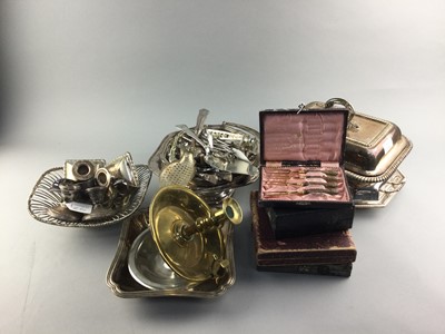 Lot 284 - A COLLECTION OF SILVER AND PLATED WARE