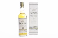 Lot 543 - SCAPA AGED 12 YEARS Active. Kirkwall, Orkney....