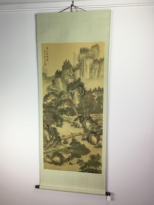 Lot 1671 - A 20TH CENTURY CHINESE SCHOOL BRUSH AND INK PAINTING