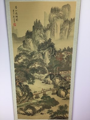 Lot 1671 - A 20TH CENTURY CHINESE SCHOOL BRUSH AND INK PAINTING