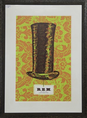 Lot 306 - R.E.M., A LIMITED EDITION LITHOGRAPH