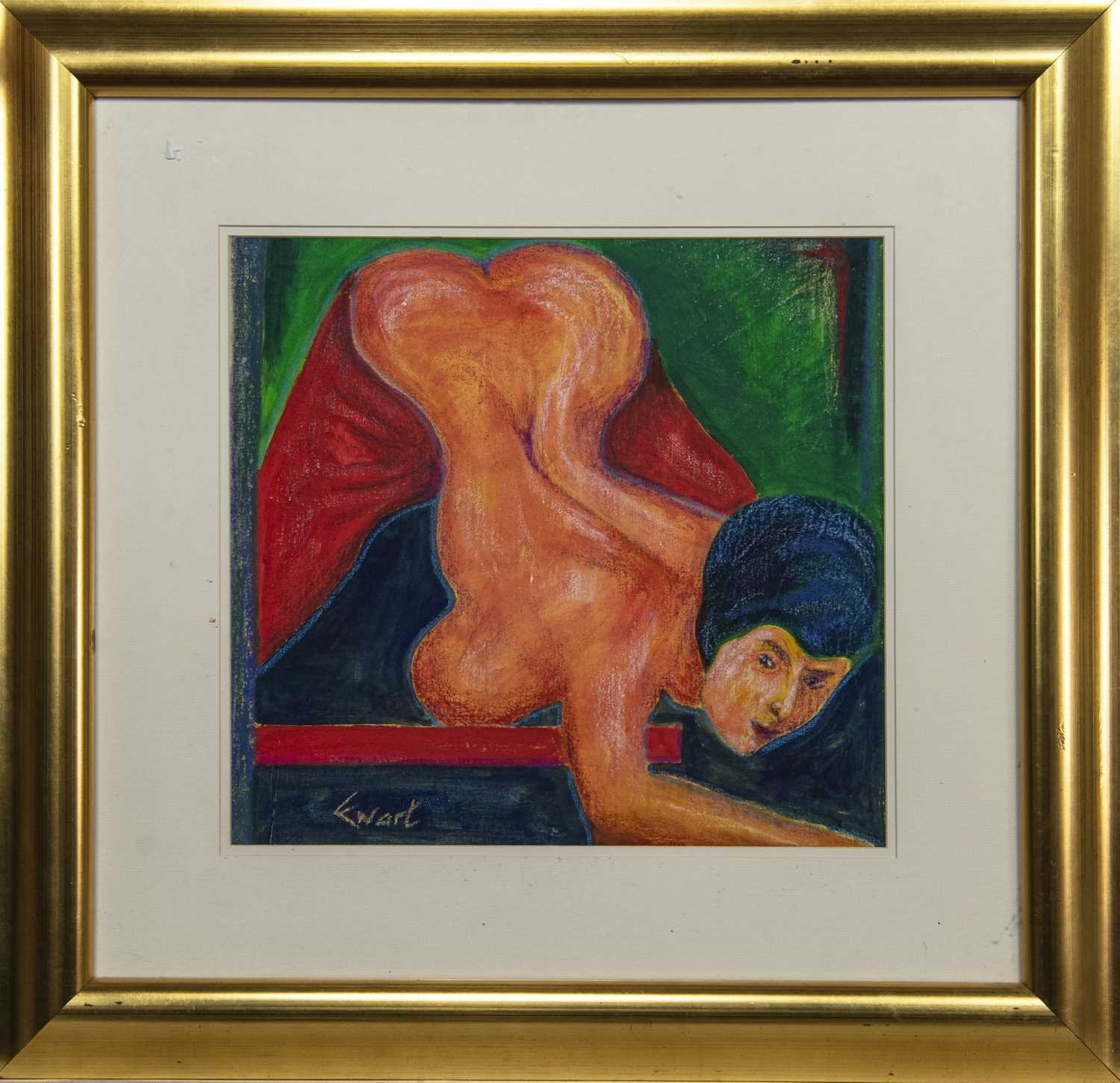 Lot 607 - TABLE DANCE, A MIXED MEDIA BY MATT EWART