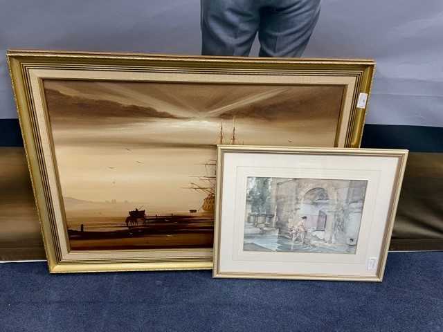 Lot 65 - A GROUP OF 6 PAINTINGS AND PRINTS