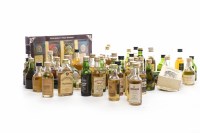 Lot 613 - LOT OF 67 SINGLE MALT SCOTCH WHISKY MINIATURES...