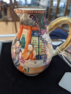 Lot 1734 - A LATE 19TH CENTURY CHINESE FAMILLE ROSE SPARROW BEAK JUG
