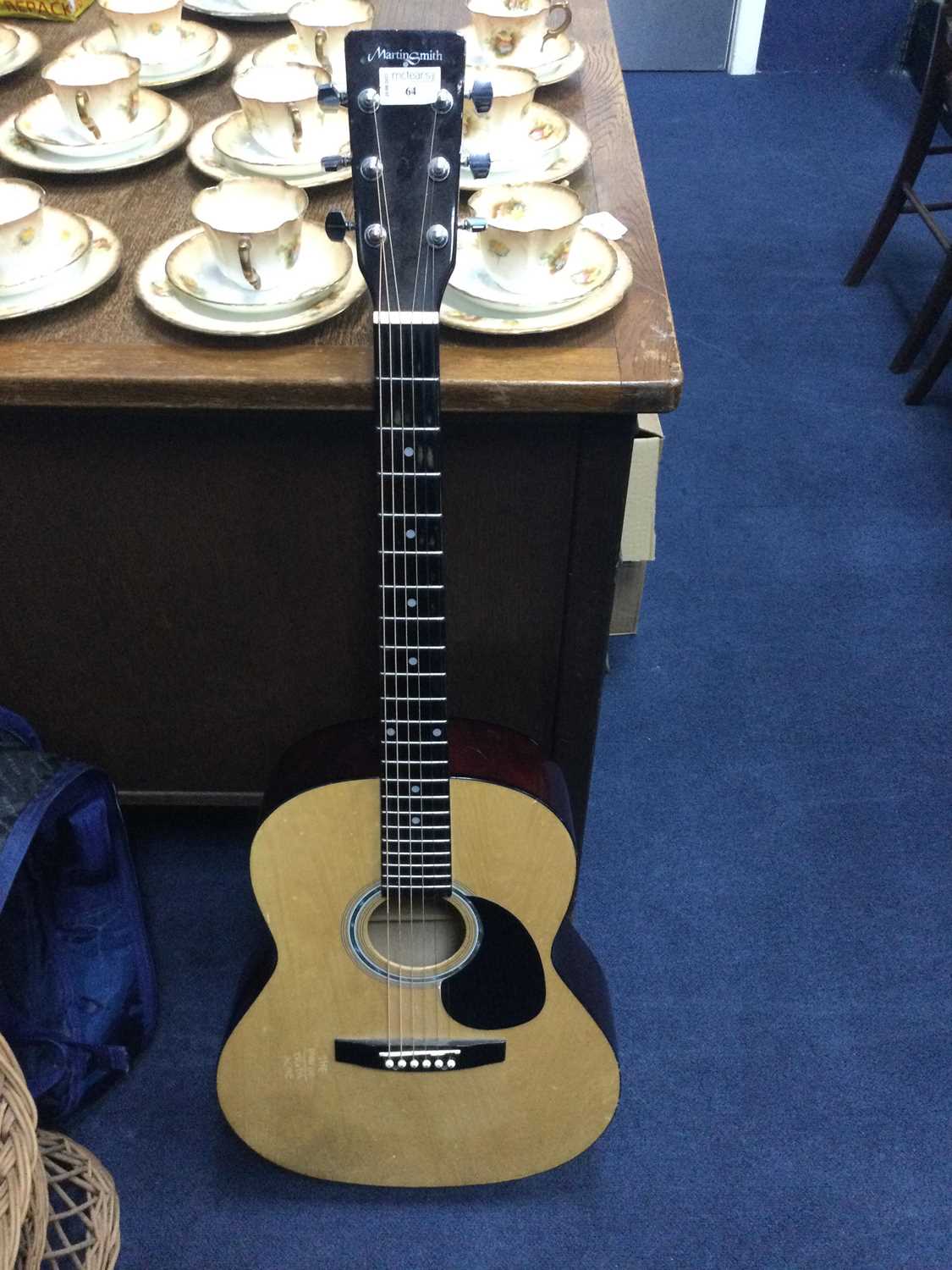 Lot 64 - AN ACOUSTIC GUITAR BY MARTIN SMITH