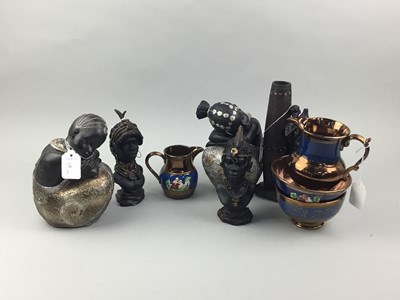 Lot 149 - A GROUP OF LUSTREWARE AND OTHER ITEMS