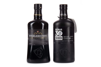 Lot 181 - HIGHLAND PARK THE DOLPHINS, AND HIGHLAND PARK REBUS 30 AGED 10 YEARS