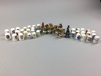 Lot 107 - A COLLECTION OF THIMBLES