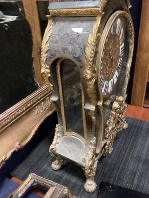 Lot 593 - A LARGE 19TH CENTURY BOULLE WORK EIGHT DAY CLOCK