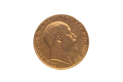 Lot 63 - A GOLD HALF SOVEREIGN DATED 1907