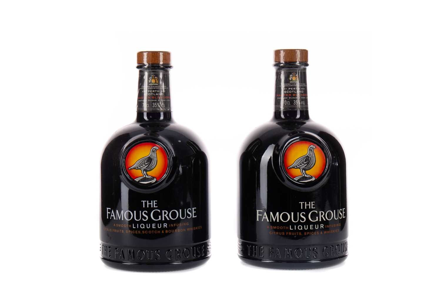 Lot 201 - TWO BOTTLES OF FAMOUS GROUSE LIQUEUR