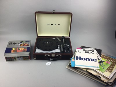 Lot 258 - A COLLECTION OF VINYL RECORDS AND A TURNTABLE