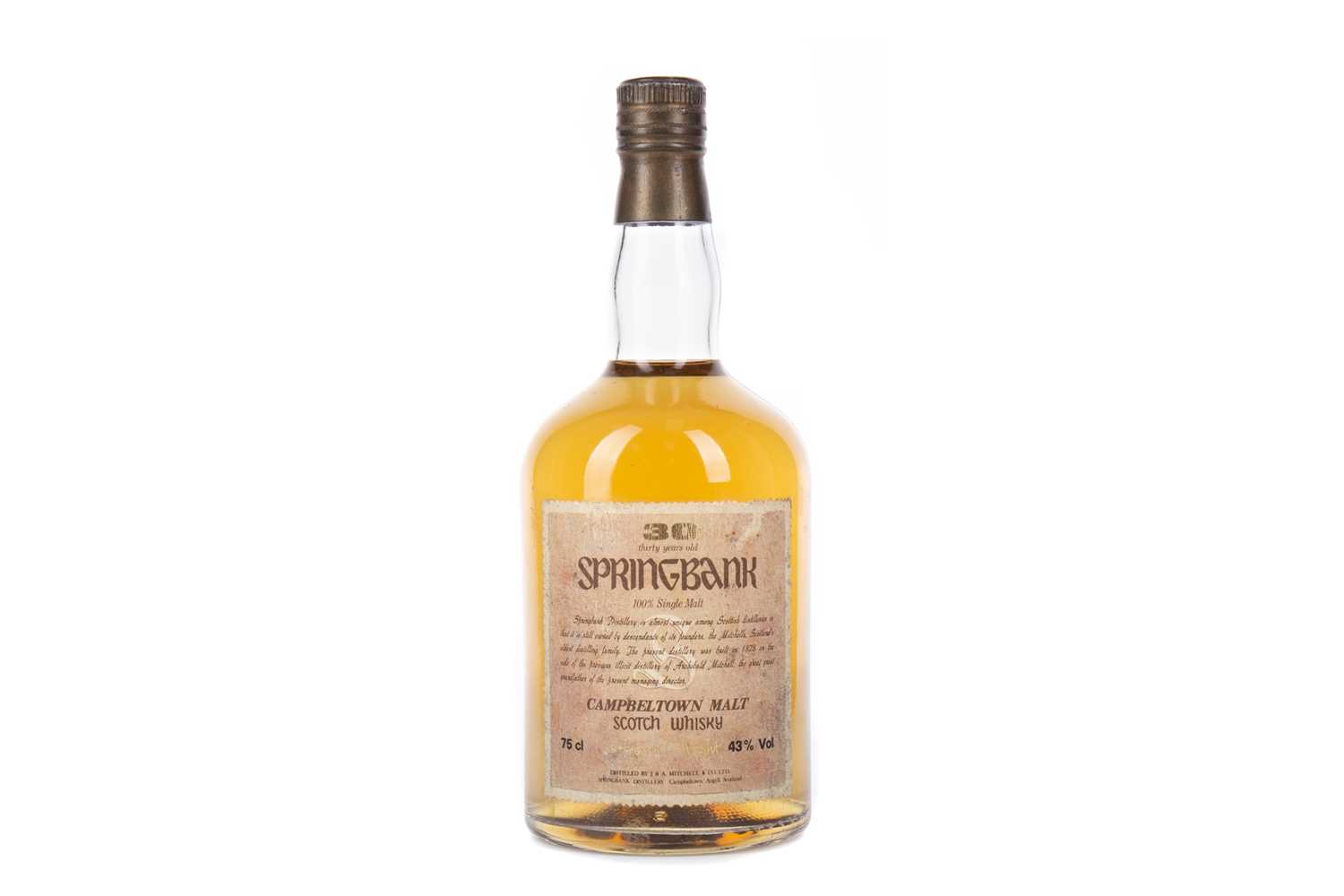 Lot 212 - SPRINGBANK AGED 30 YEARS