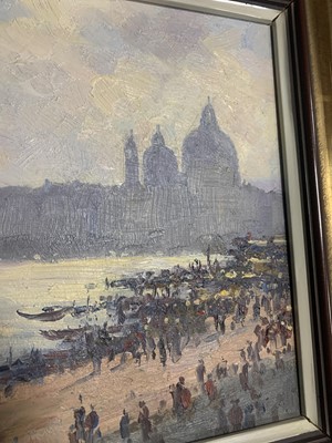 Lot 684 - ON THE BANKS, AN OIL BY J D HENDERSON