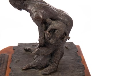 Lot 728 - A LIMITED EDITION BRONZE BY WAYNE STRICKLAND