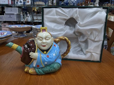 Lot 411 - A MINTON ARCHIVE COLLECTION 'CHINAMAN' TEAPOT