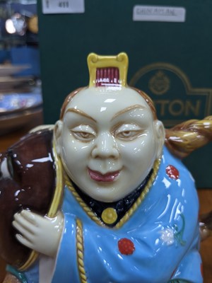 Lot 411 - A MINTON ARCHIVE COLLECTION 'CHINAMAN' TEAPOT