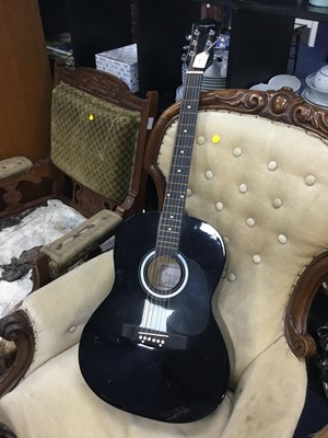 Lot 420 - A MARTIN SMITH ACCOUSTIC GUITAR