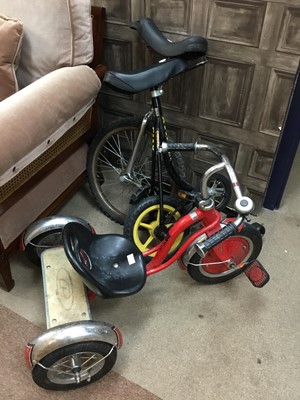 Lot 424 - A UNICYCLE AND OTHERS