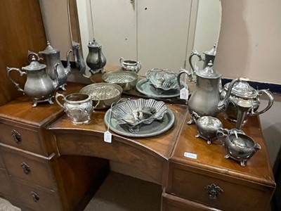 Lot 467 - A COLLECTION OF SILVER PLATE