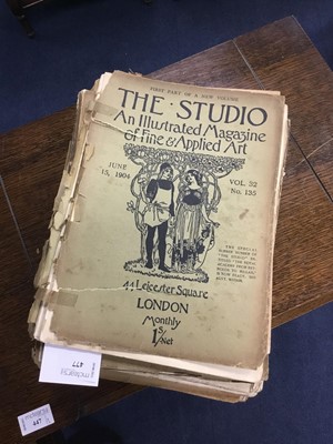 Lot 477 - A COLLECTION OF 'THE STUDIO' MAGAZINE