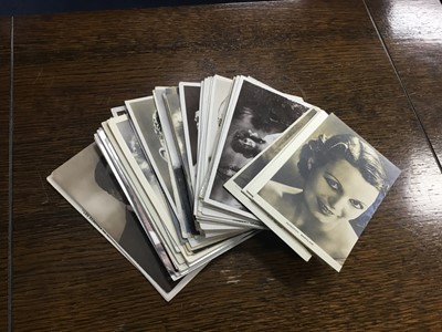 Lot 482 - A COLLECTION OF POSTCARDS OF ACTORS' HEADSHOTS