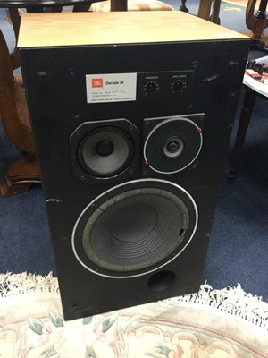 Lot 313 - A PAIR OF JBL SPEAKERS