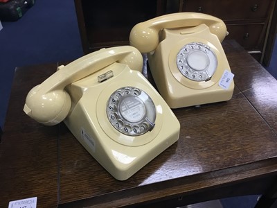 Lot 502 - A COLLECTION OF FOUR VINTAGE TELEPHONES