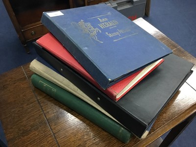 Lot 503 - A COLLECTION OF SIX STAMP ALBUMS