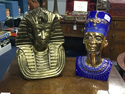 Lot 535 - TWO EGYPTIAN REVIVAL FIGURES