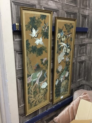 Lot 550 - A PAIR OF CHINESE PAINTINGS