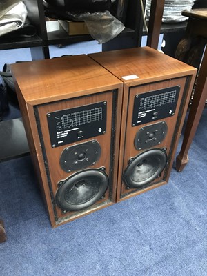 Lot 558 - A PAIR OF B&W LOUDSPEAKERS