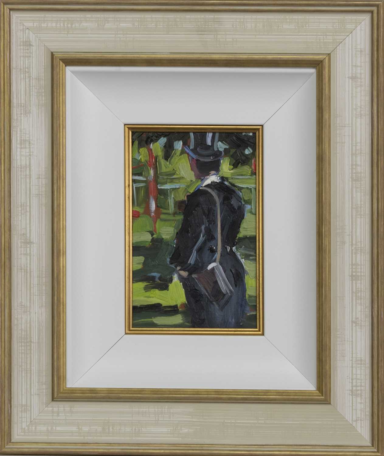 Lot 627 - ASCOT, AN OIL BY SHERREE VALENTINE DAINES