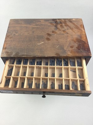Lot 58 - A STAINED WOOD COLLECTORS