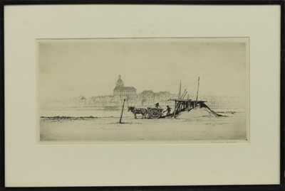 Lot 41 - ON THE TAGUS, AN ETCHING BY WILLIAM DOUGLAS MACLEOD