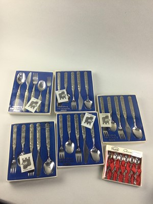 Lot 43 - A COLLECTION OF NORWEGIAN PEWTER FLATWARE