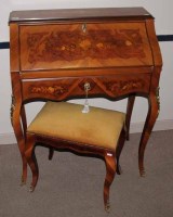 Lot 1038 - KINGWOOD BUREAU DE DAME OF LOUIS XV DESIGN the...