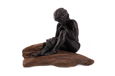 Lot 796 - DEEP IN THOUGHT, A SCULPTURE BY ANNE MORRISON